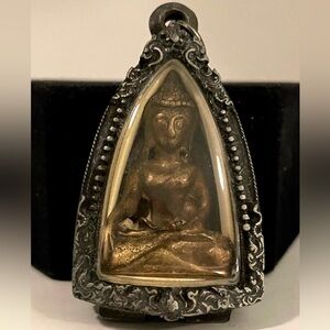 Old Phra Ayutthaya Siam Thai Temple Amulet